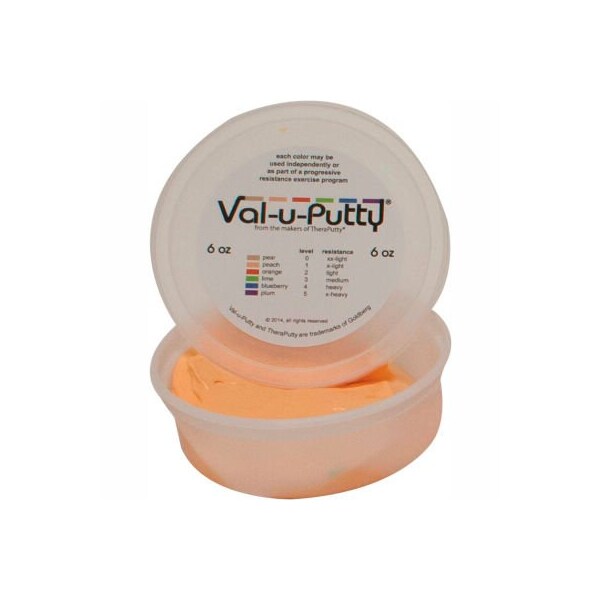 Fabrication Enterprises Val-u-Putty Exercise Putty, Peach, X-Soft, 6 Ounce 742082 - main